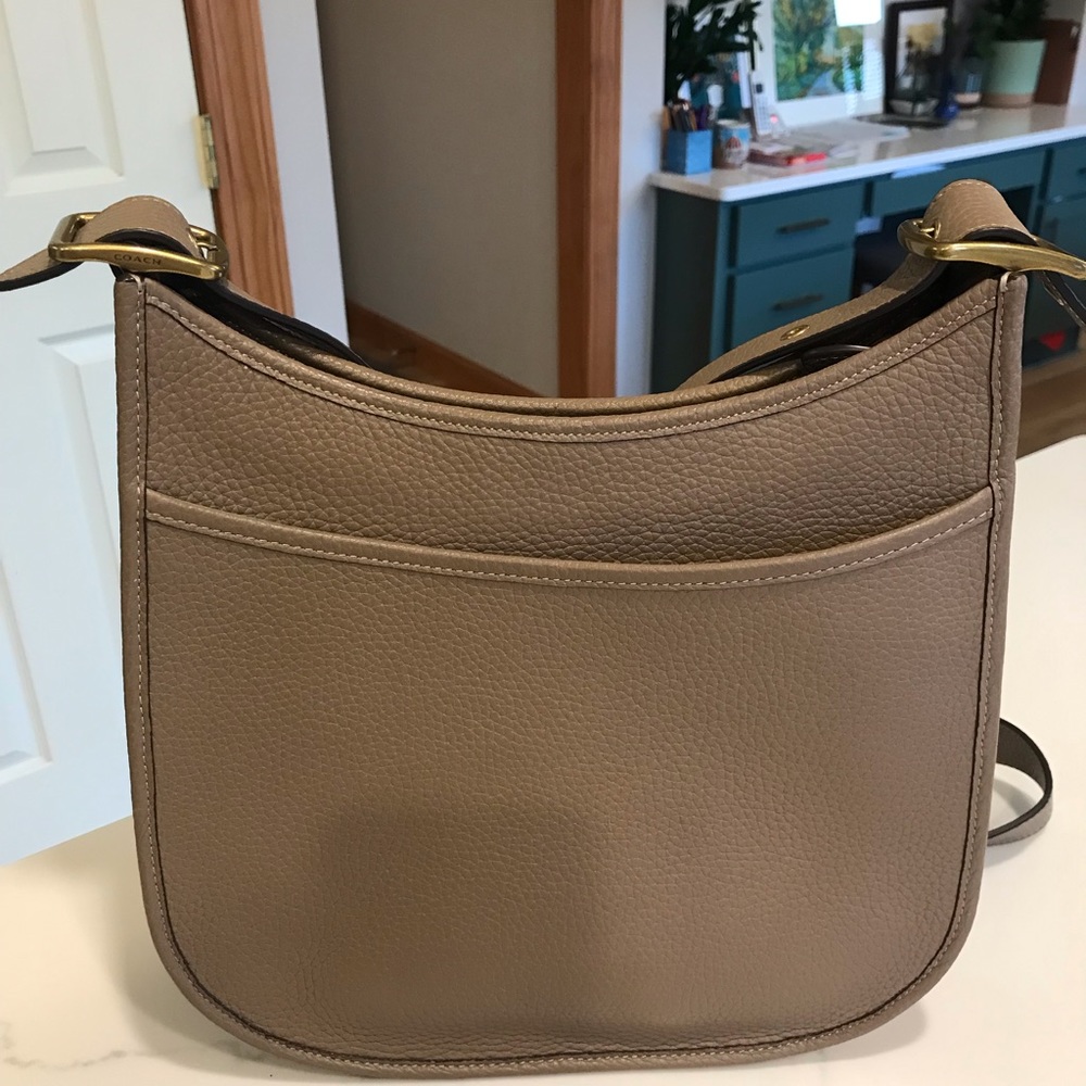 Taupe Coach Crossbody bag-Not too big and not too small!